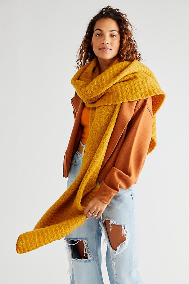 Ripple Recycled Blend Blanket Scarf | Free People (Global - UK&FR Excluded)