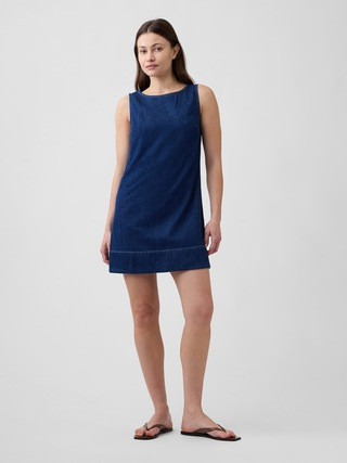 Denim Apron Mini Dress | Gap Factory