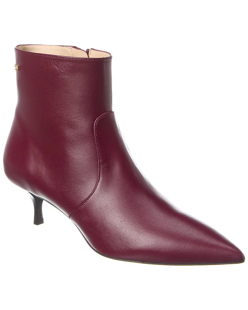 Stuart Weitzman Mara 50 Zip Leather Bootie | Shop Simon