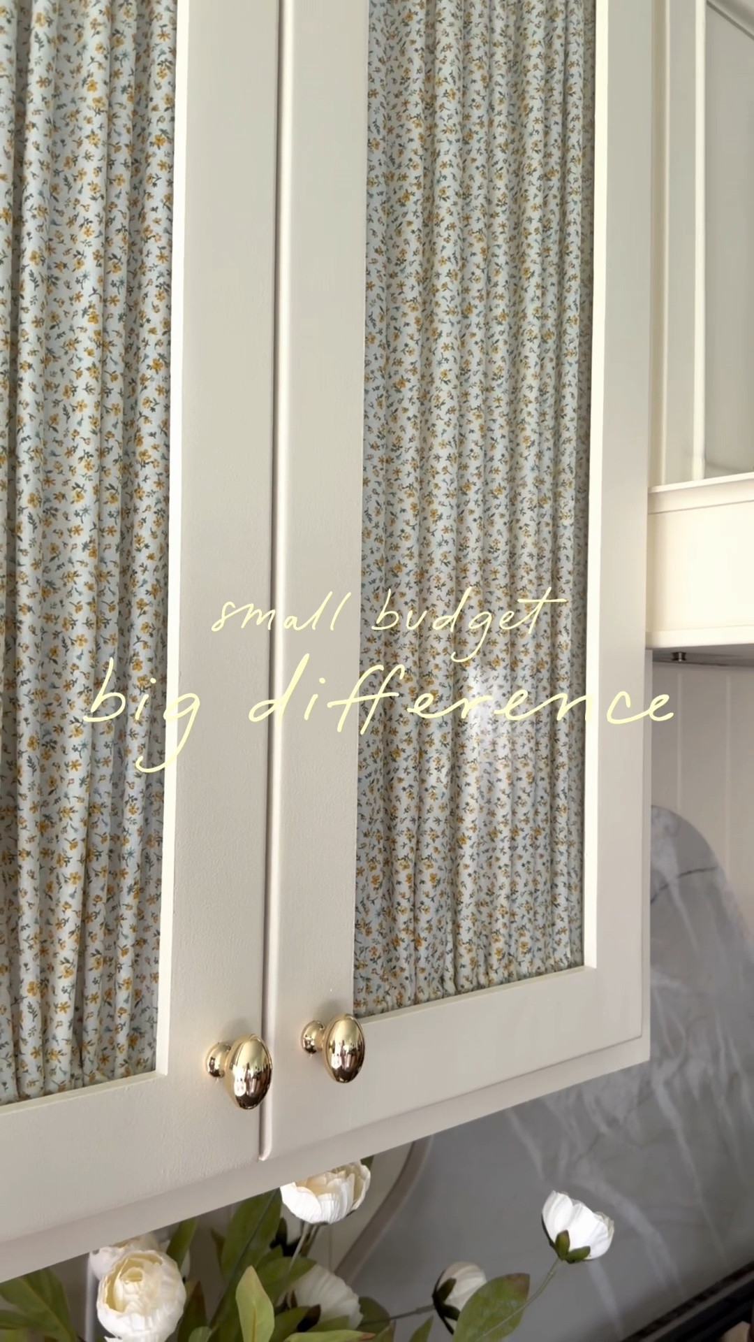 Easy Budget Cabinet Curtains

#LTKHome