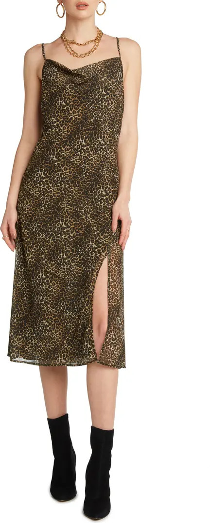 Willow Audrey Cowl Neck Chiffon Slipdress | Nordstrom | Nordstrom