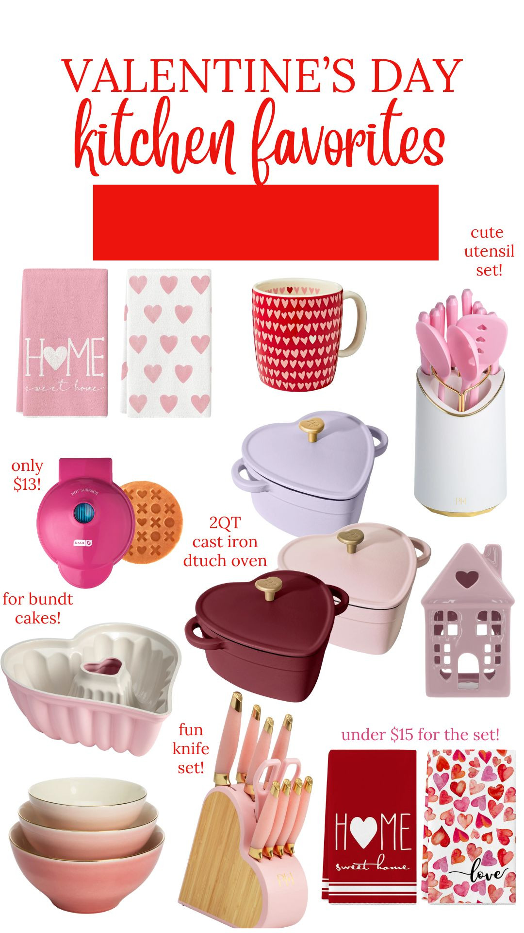 Valentine's Day Kitchen Favorites! 

 #LTKSeasonal #LTKFindsUnder50 #LTKFindsUnder100