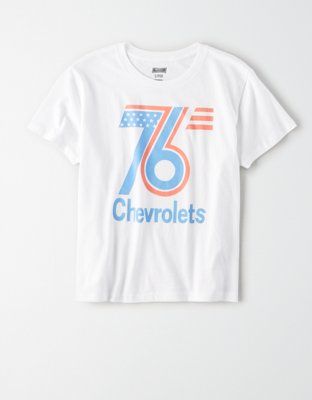 Tailgate Women's Chevrolet '76 Graphic T-Shirt | American Eagle Outfitters (US & CA)