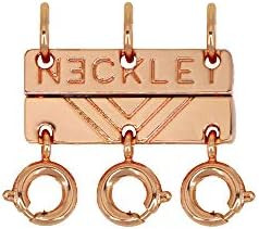 Necklet Triple Layering Clasp (Rose Gold) | Amazon (US)