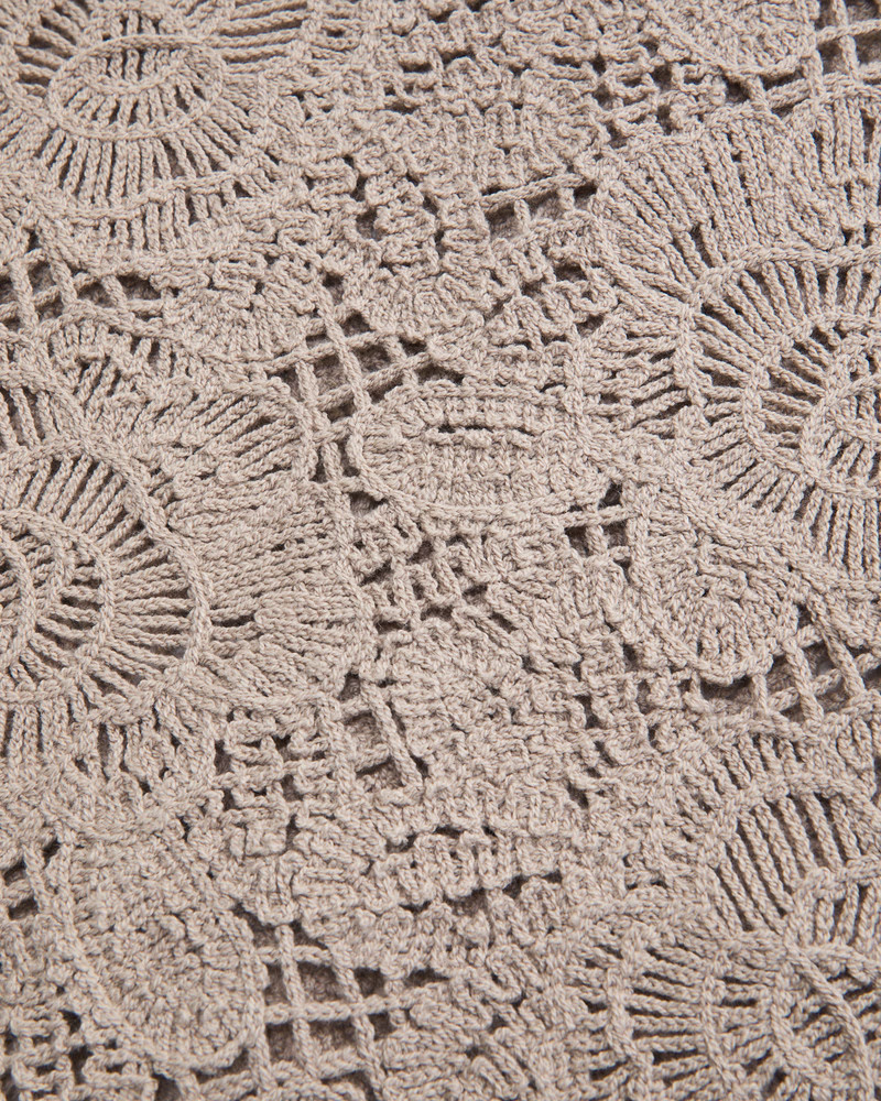 Crochet-Style Lacy Tee | Abercrombie & Fitch (US)