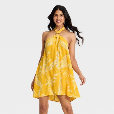 Women's Mini Dress - A New Day™ Yellow M | Target