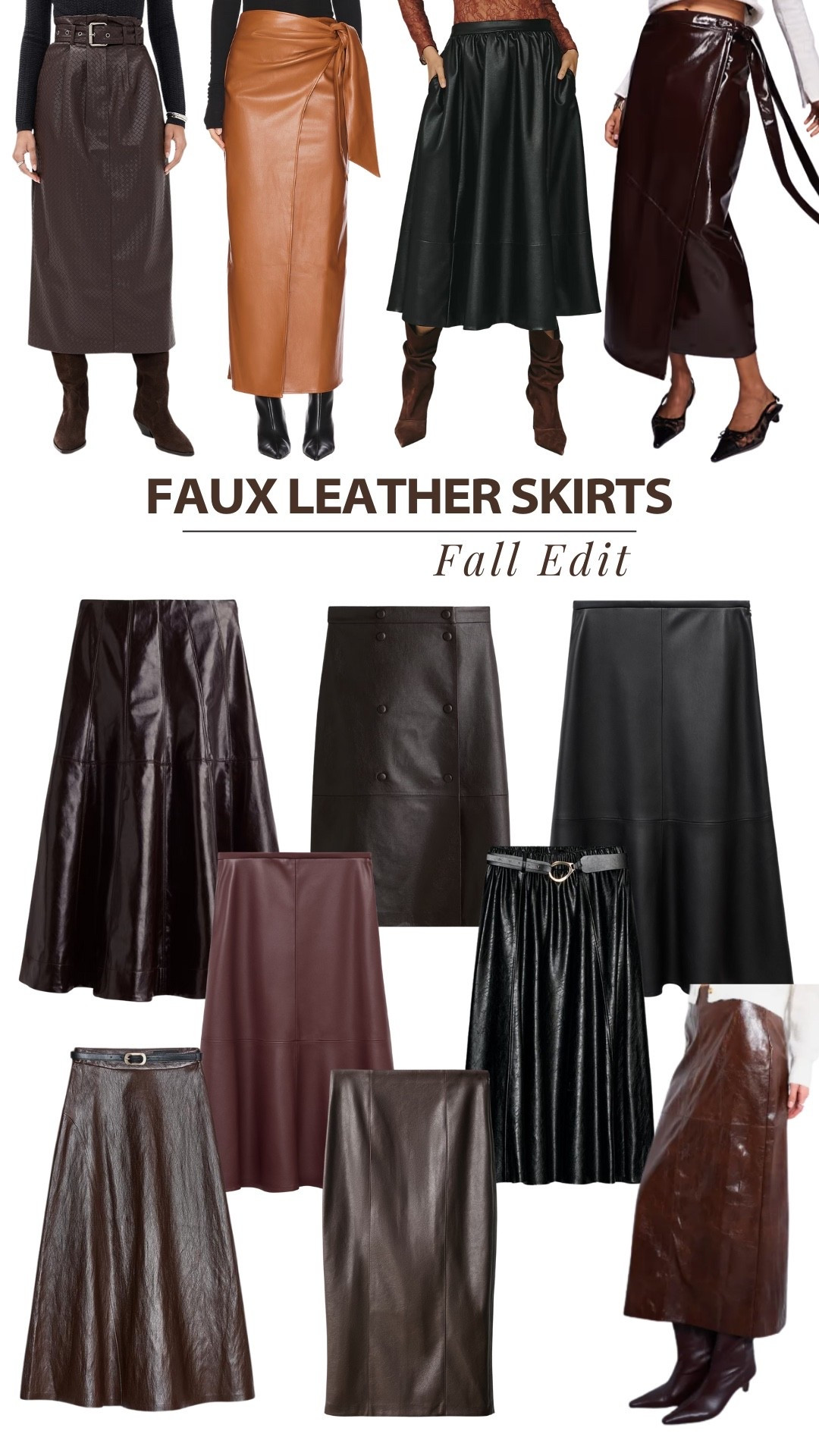 Linking some of my favourite faux leather skirts for Fall!

#LTKFindsUnder100 #LTKStyleTip #LTKSeasonal