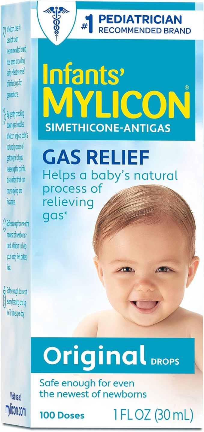 Mylicon Gas Relief Drops for Infants and Babies, Original Formula, 1 Fluid Ounce | Amazon (US)