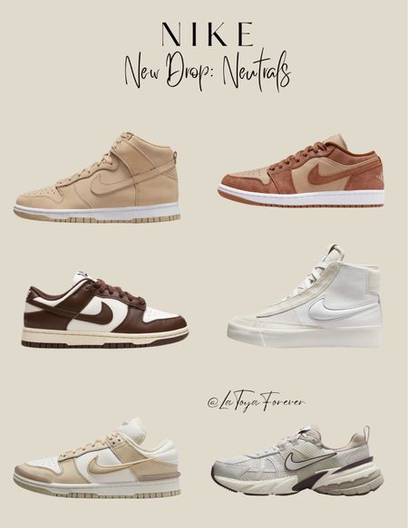 Loving all of these neutral Nike sneakers! 🤎 The brown dunks are a must have for sure. 

Neutral style, neutral fashion, fit style, casual sneakers, trending fashion, brown nike dunks, neutral Nike dunks , Nike shoes 

#LTKMostLoved #LTKstyletip #LTKshoecrush