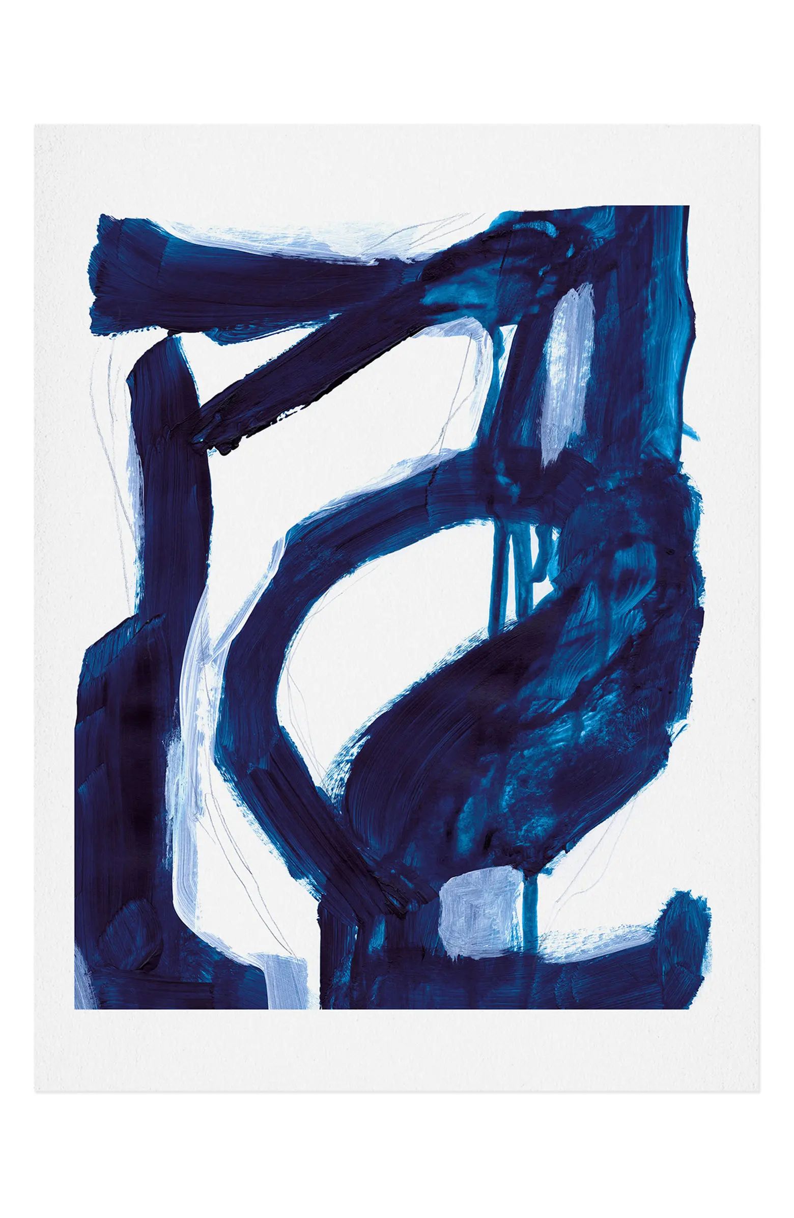 Blue Abstract Art Print | Nordstrom