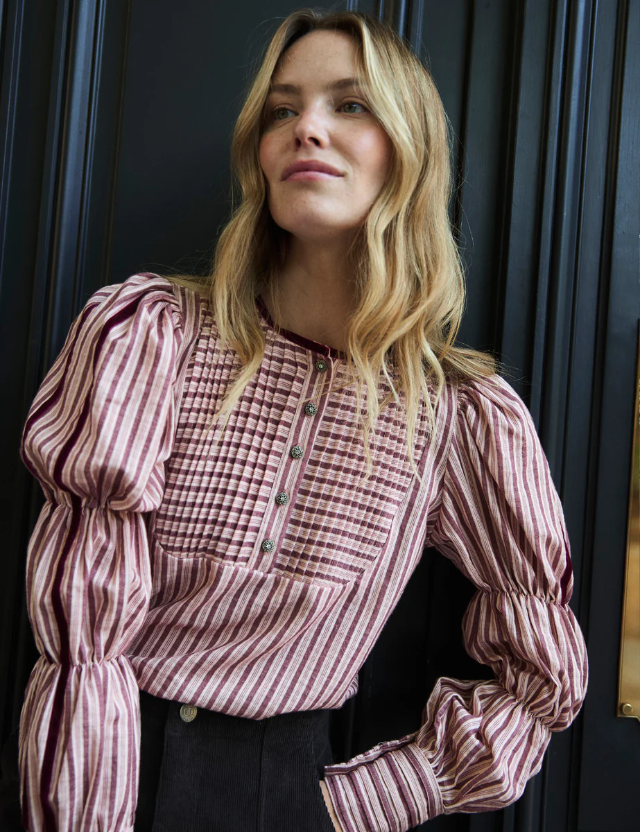 Marguerite Stripes Blouse by PARIS/64 | PARIS/64