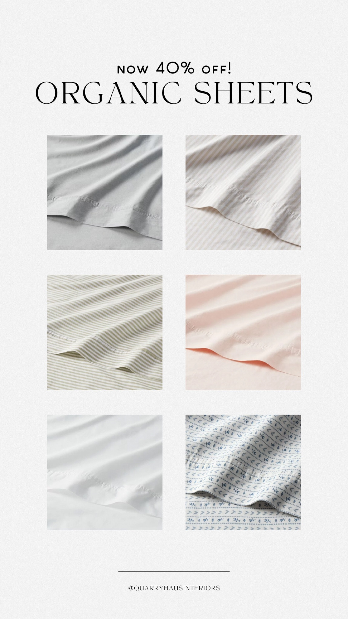 ON SALE NOW! If you’re looking to upgrade your bedding and want a great non toxic, 100% organic cotton sheet set, Target has you covered! These budget friendly sets come in size twin-king and start at just $27!

#LTKSaleAlert #LTKHome