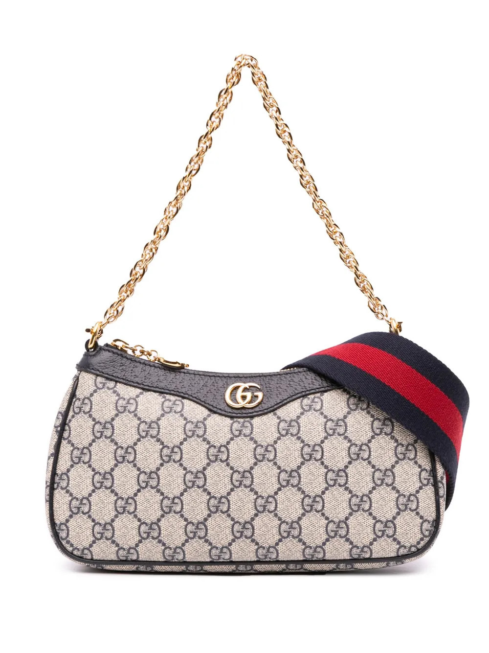 Gucci Pre-Owned 2016-2024 Small GG Supreme Ophidia Web satchel - BLUE | Farfetch Global