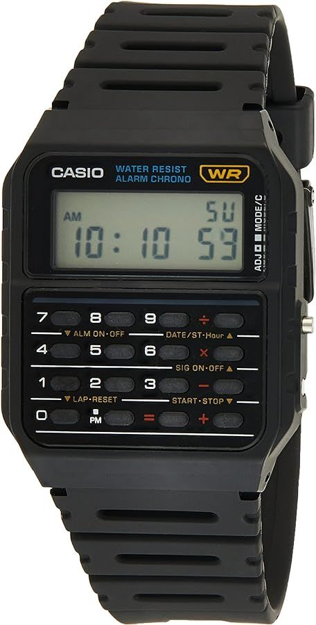 Casio CA53W Vintage Series | Data Bank | 1/100 SEC Stopwatch | Water Resistant | 8 Digit Calculat... | Amazon (US)