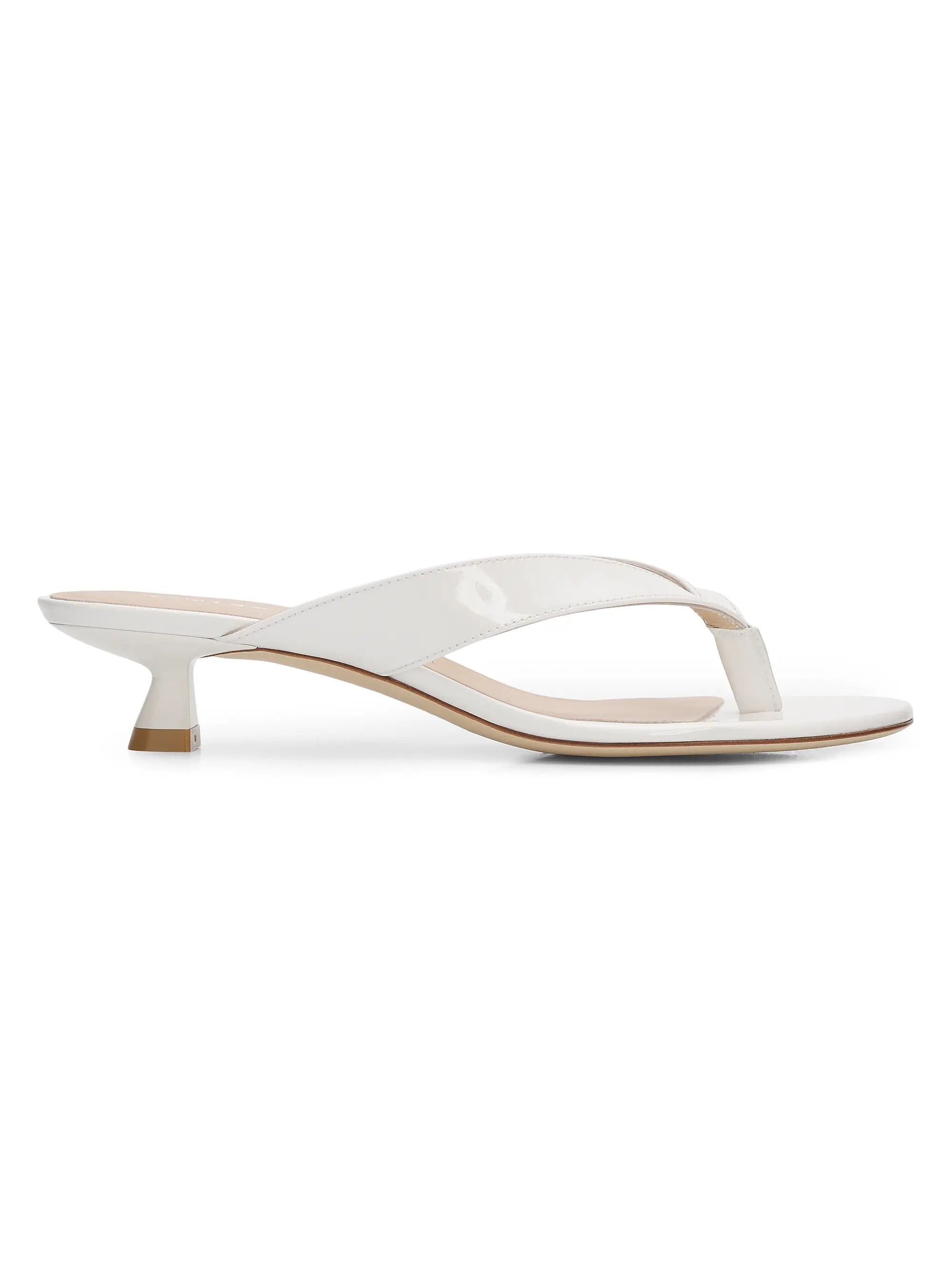 Rio Sleek 35MM Kitten-Heel Sandals | Saks Fifth Avenue