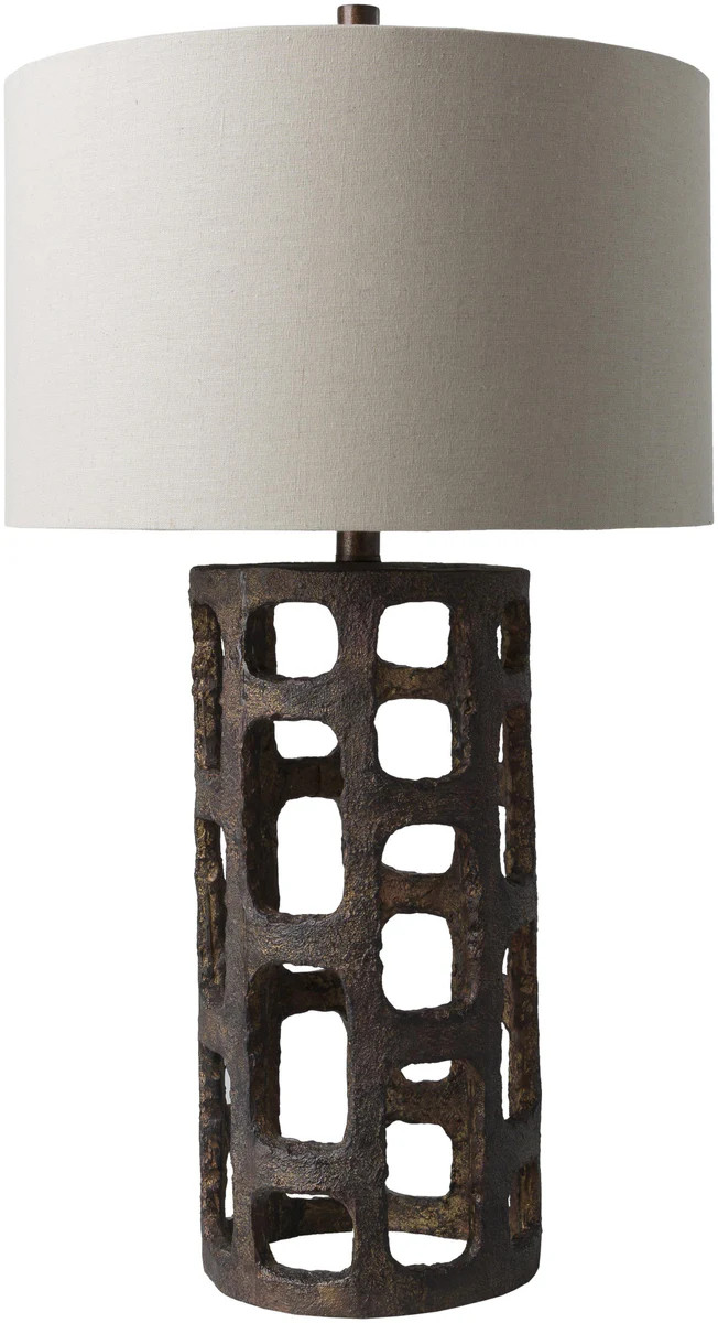 Surya Egerton Ege-100 Ivory Light Gray 29"H X 16"W X 16"D Lighting | DecoratorsBest
