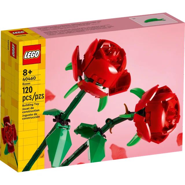 LEGO Roses Building Kit, Unique Gift for Valentine's Day, Botanical Collection, Perfect Gift to B... | Walmart (US)