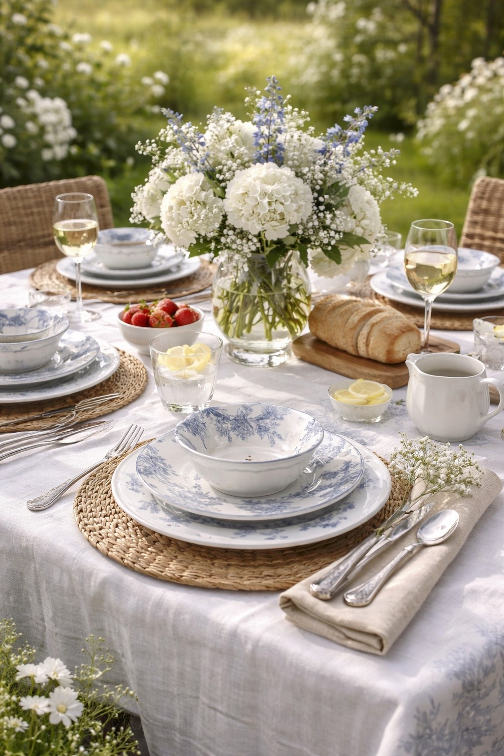 Stoneware Legacy Heirloom Dinner Bowl and plates VBlue Floral Toile. Vintage flatware set. 

#LTKHome