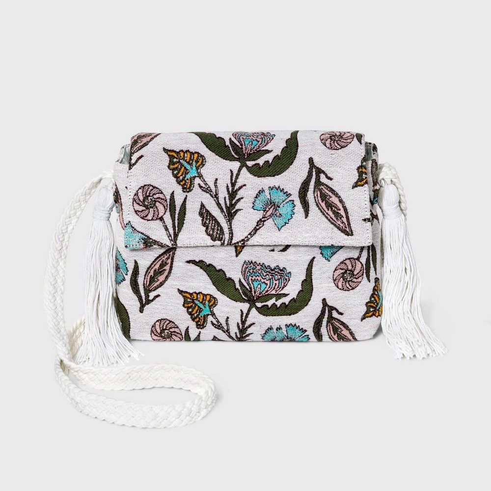 Floral Print Flap Crossbody Bag - Universal Thread , Multicolor/Floral | Target