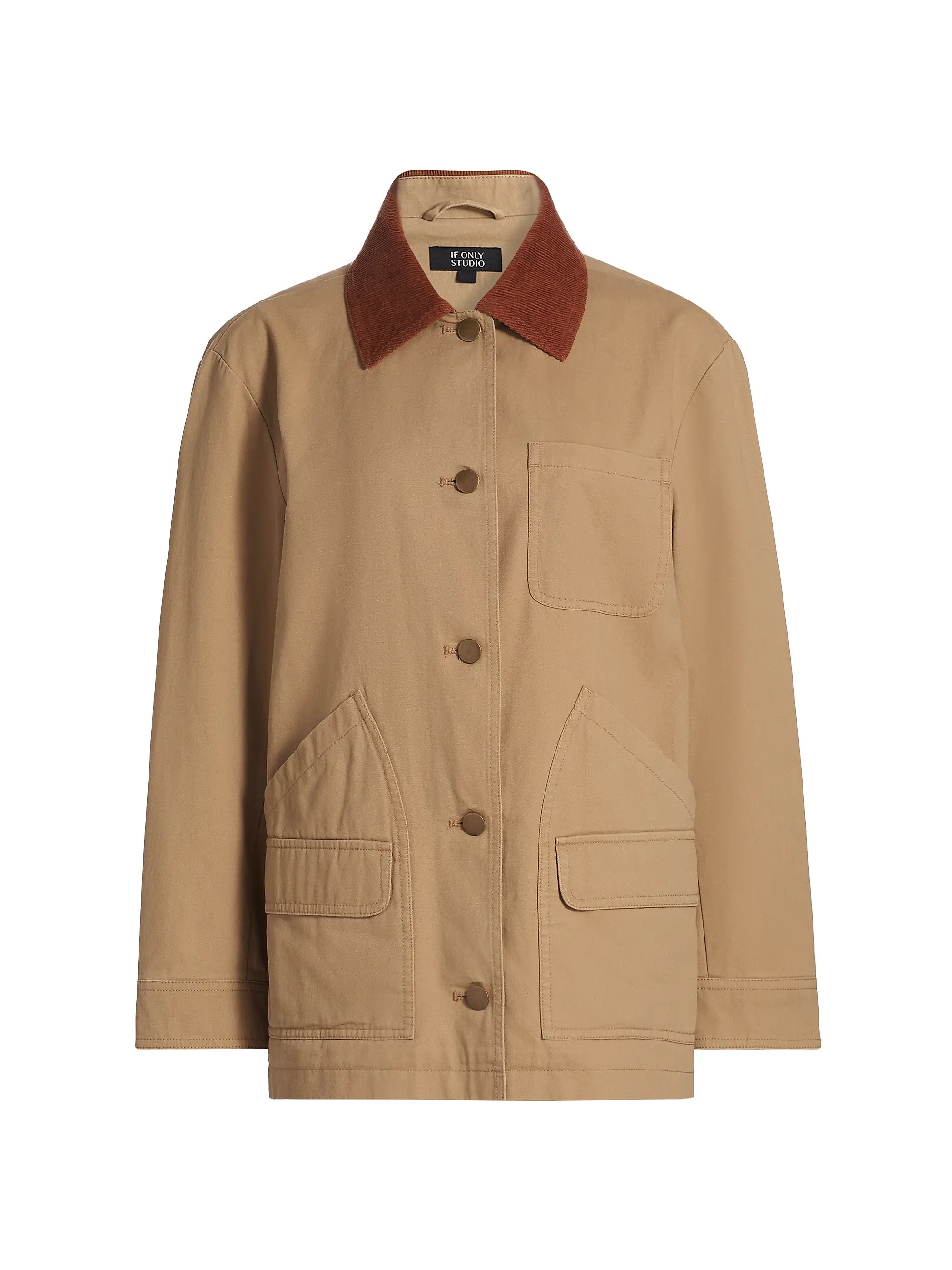 If Only Studio Cotton Twill Jacket | Saks Fifth Avenue | Saks Fifth Avenue