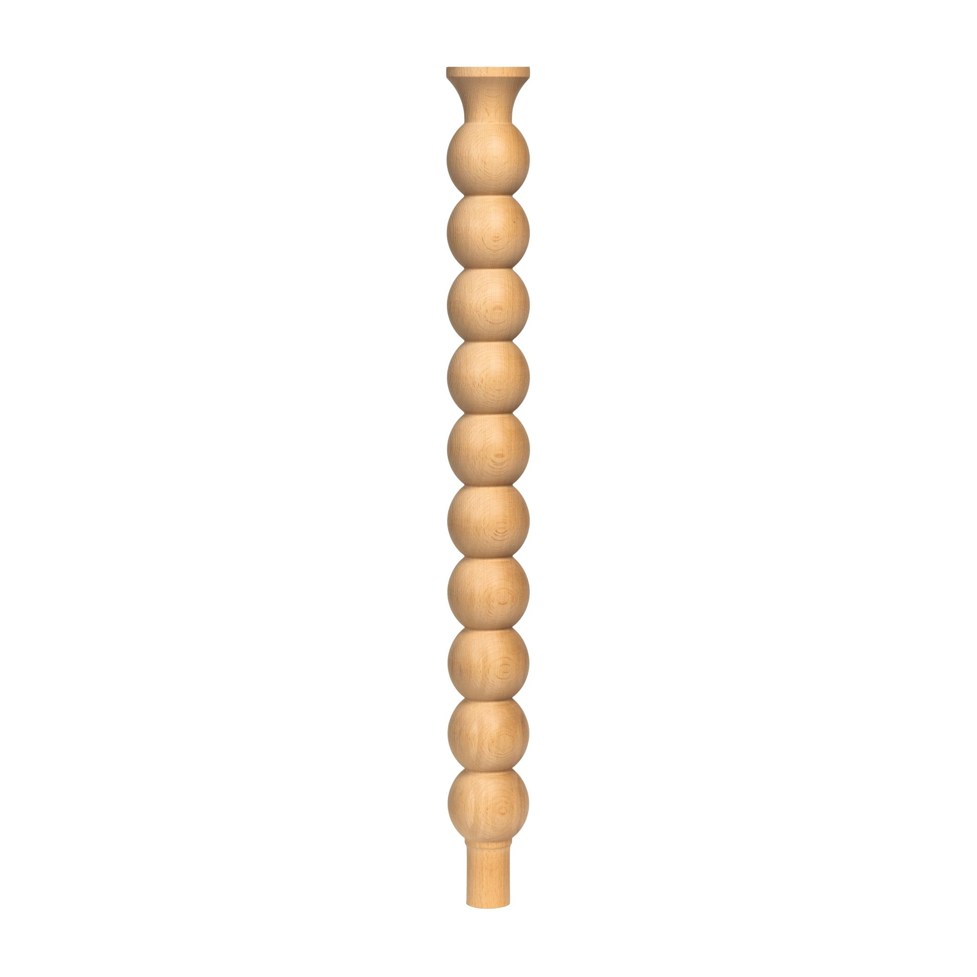 Modern Bobbin Beech Table Leg – Handmade & Unfinished – Decorative Wooden Leg for DIY Furnitu... | Amazon (US)