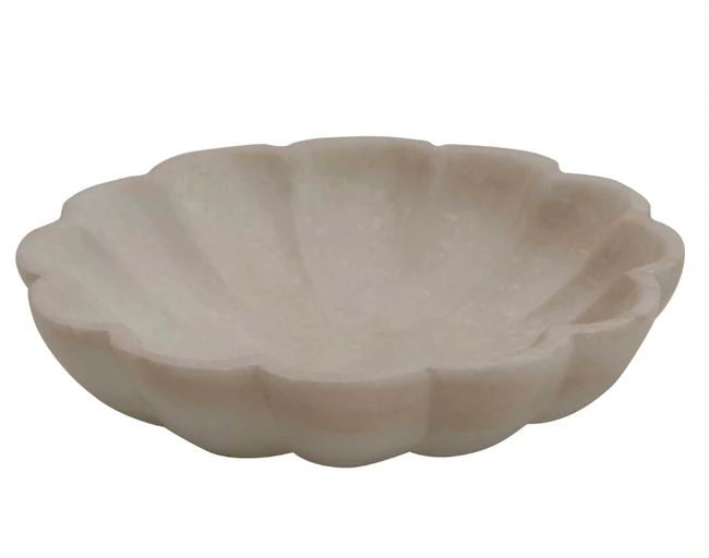 Scalloped Marble Bowl | Ada + East