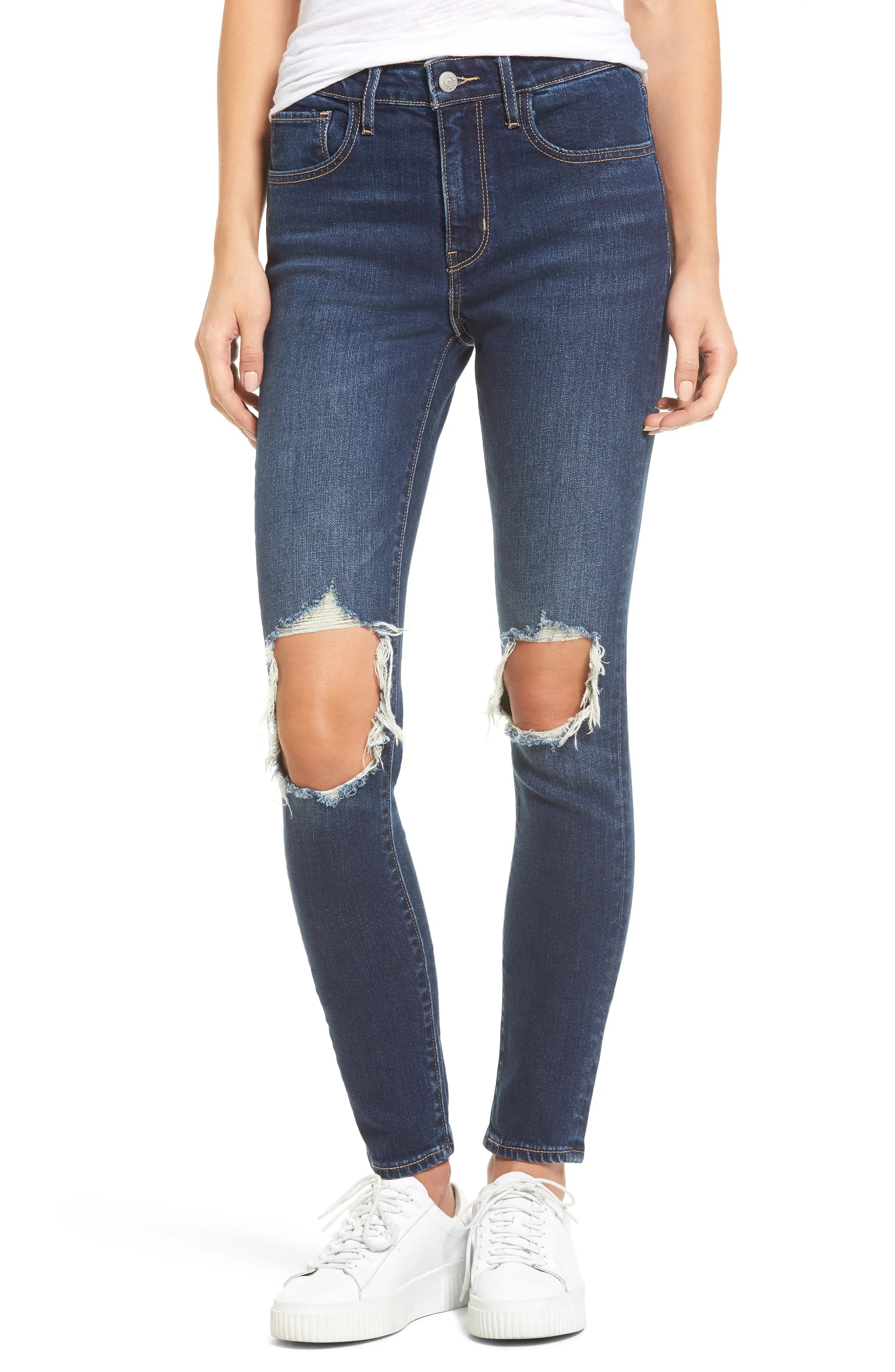 Levi's® 721 Ripped High Waist Skinny Jeans (Rough Day) | Nordstrom