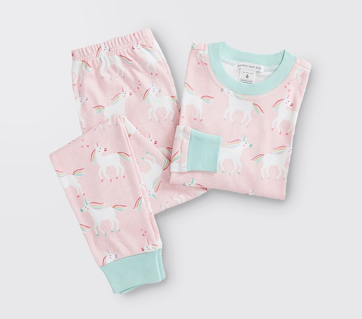 Rainbow Unicorn Pajama Set | Pottery Barn Kids
