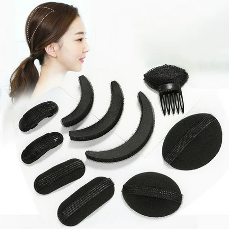 Luckymimi 8Pcs/Set Bump It Up Volume Reusable Hair Fluffy Sponge Hair Base Styling Insert Tool for Women set 1 | Walmart (US)