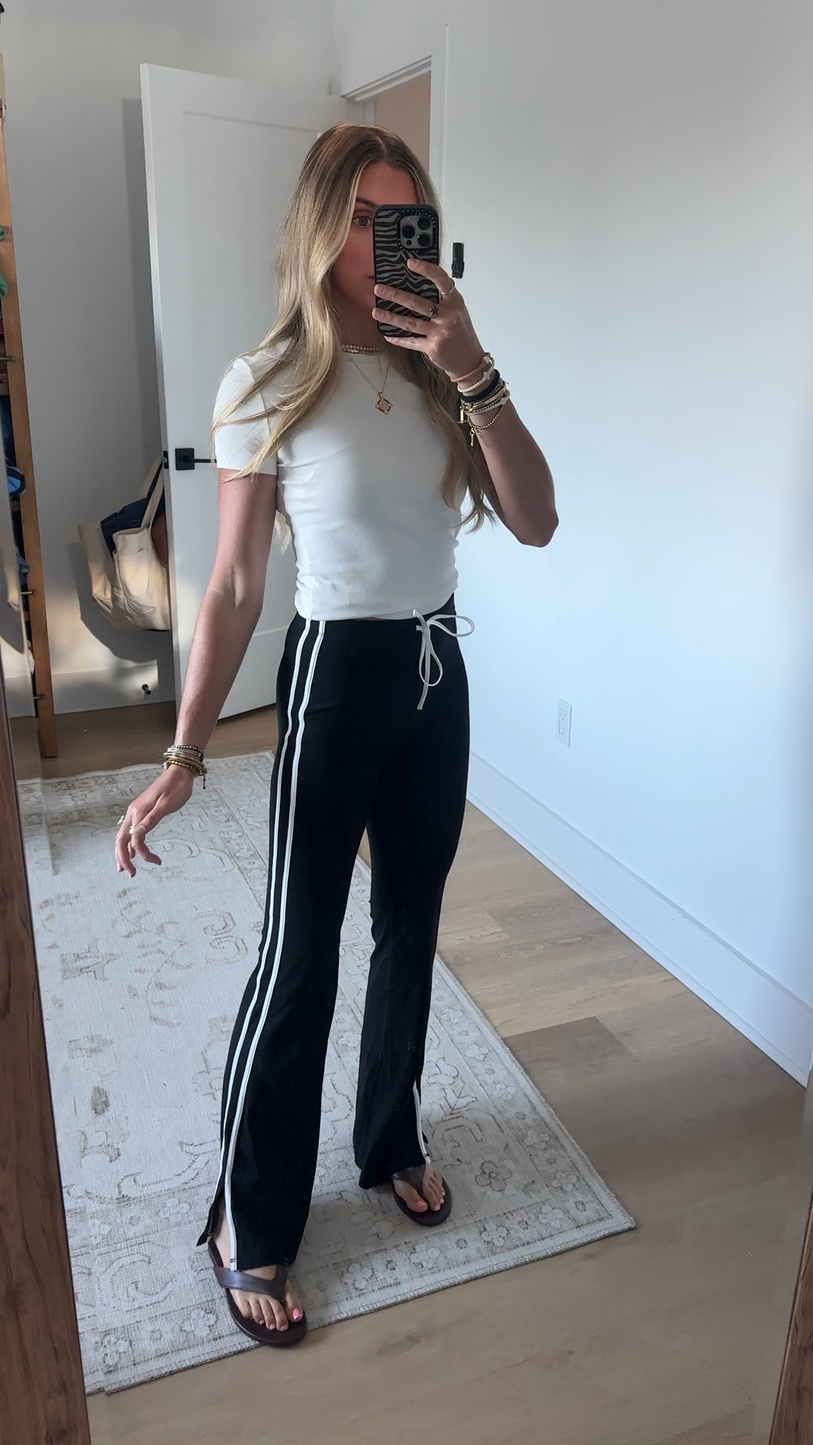 Amazon size small MOOSLOVER Women Flare Leggings Side Stripe Split Bell Bottom Track Pants
High Waisted Drawstring Yoga Pants, striped leggings, y2k outfits, striped yoga pants, soft lounge pants, striped track pant

#LTKfitnessgoals #LTKActive #LTKootd