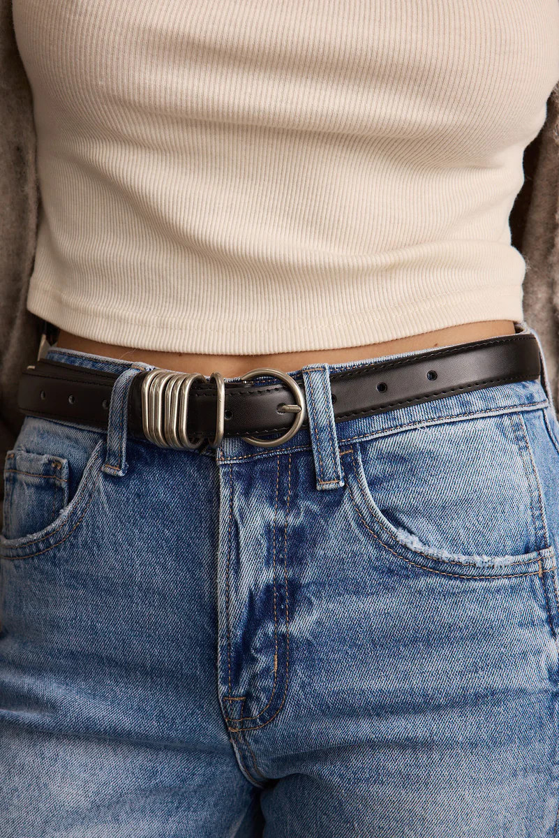 Rogue Black Genuine Leather Belt | 12th Tribe