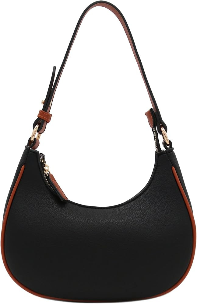 Small Crescent Shoulder Bag Under the Arm Purse | Amazon (US)