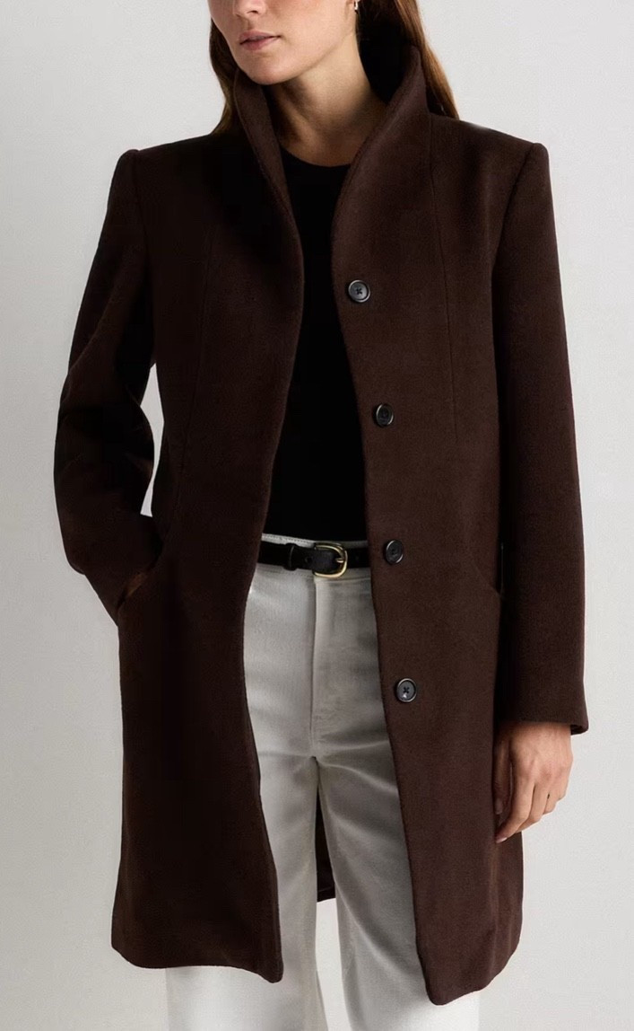 Love this deep, rich brown cashmere wool coat. And it’s under $200! Perfect for work, dressed up or dressed down.

#womensfashion #womenscoats #fallfashion

#LTKMidsize #LTKOver40 #LTKWorkwear