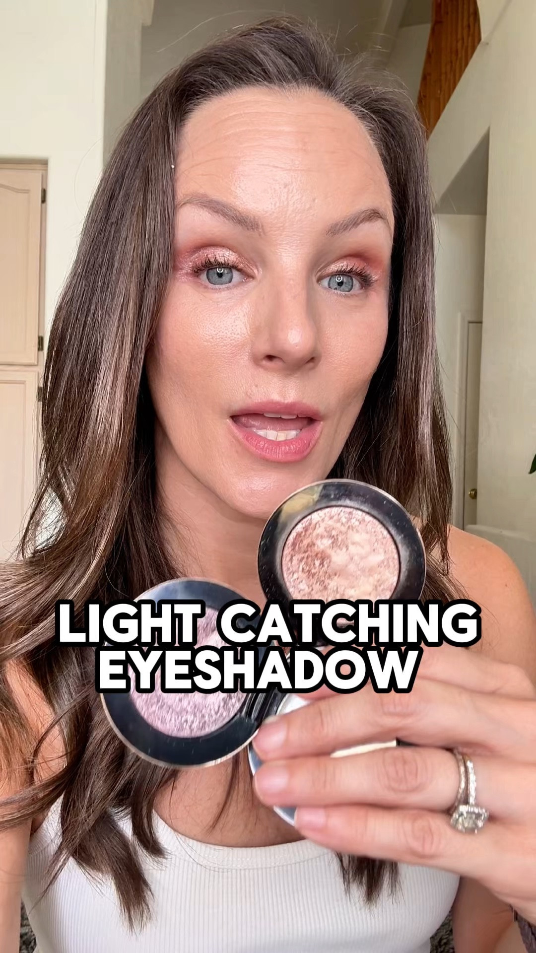 I wear Prism and Glaze separately most days, but layering them gives the prettiest multidimensional eye look with no effort. Prism’s mauve-purple shift paired with Glaze’s pink-champagne brightness makes the eyes look awake, soft, and glowing. These multichromatic shadows apply creamy, stay put all day, and never fade.

#makebeauty #makebeautyeyeshadow #eyeshadow #beautyover40

#LTKBeauty #LTKOver40 #LTKmorningroutine