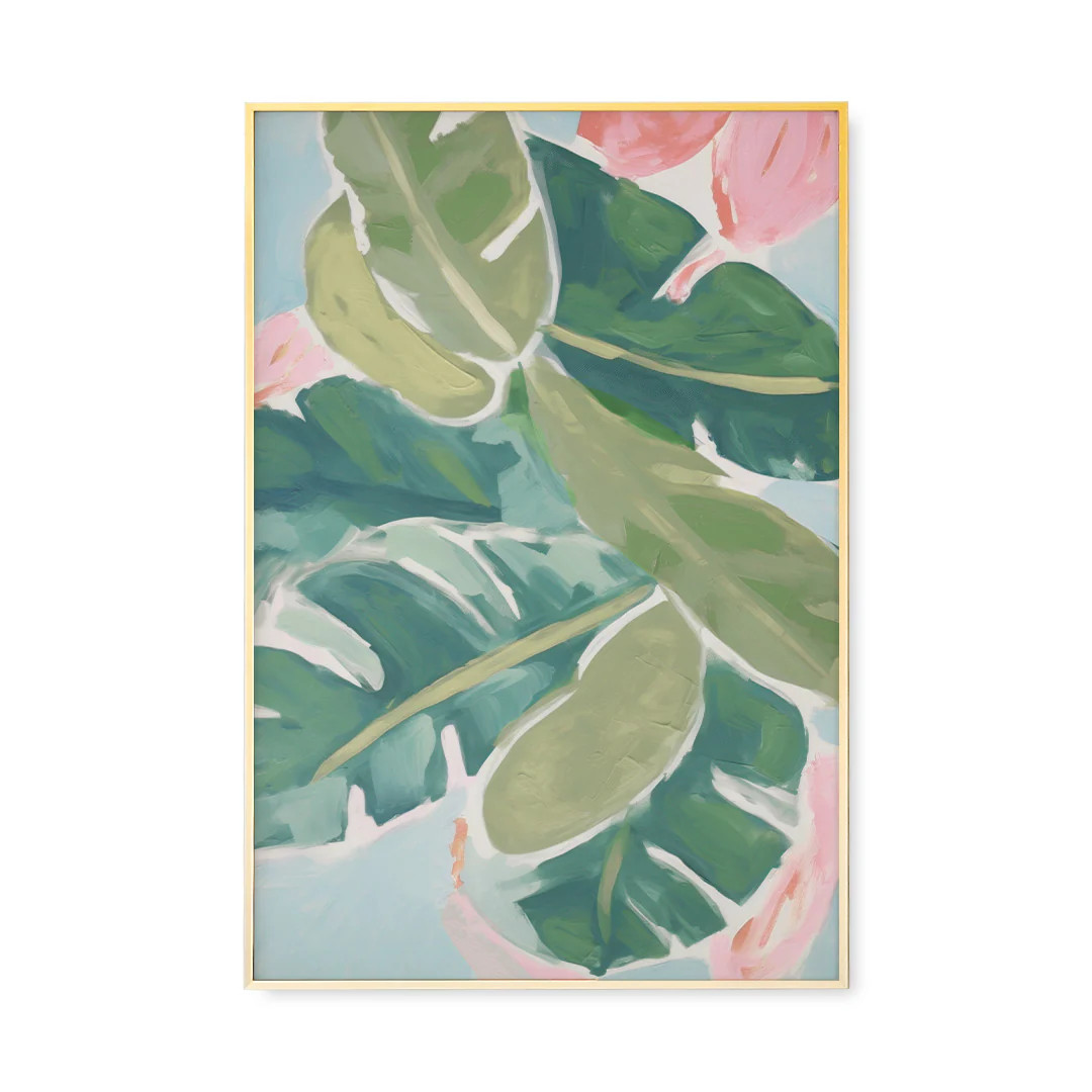 Tropical Palms No.3 | High-End Abstract Wall Art | Urban Garden Prints