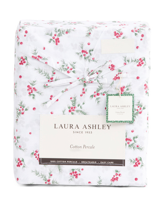 Berry Bright Cotton Sheet Set | TJ Maxx