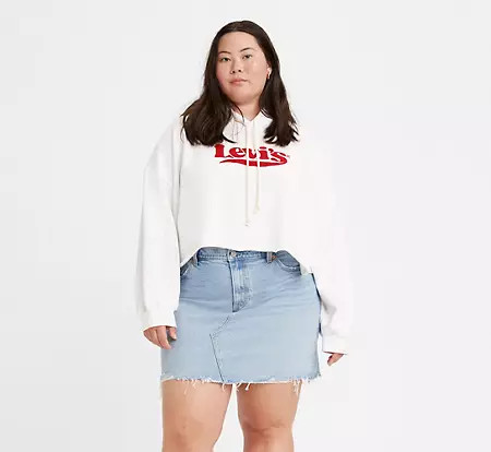 Cropped Hoodie Sweatshirt (plus Size) | LEVI'S (US)