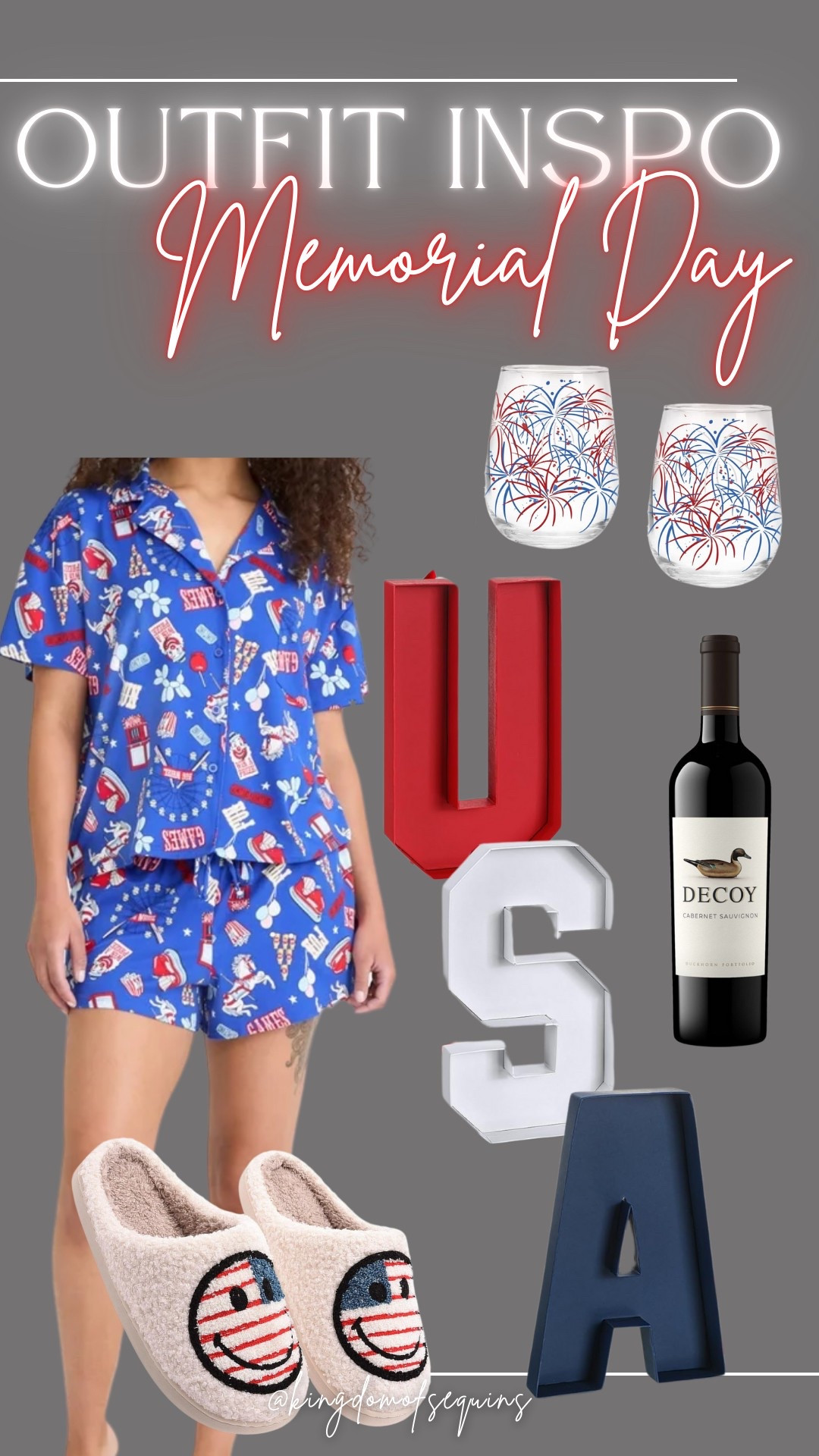 Memorial Day outfit inspo and pajamas under $20