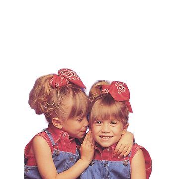 Mary Kate & Ashley Olsen Twins Full House Throw Pillow | Redbubble (US)