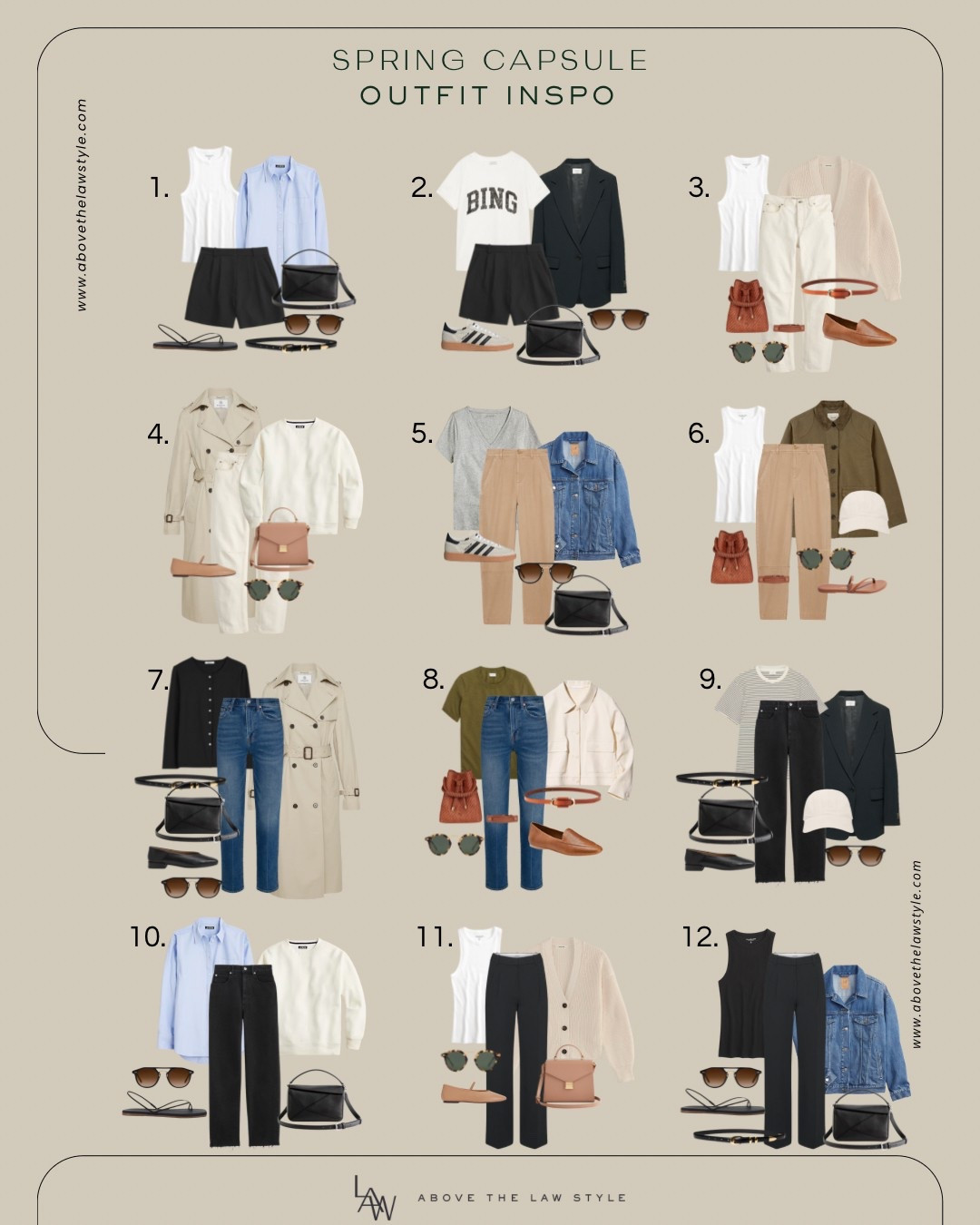 Spring Capsule Outfit Inspo

#LTKFindsUnder100 #LTKStyleTip #LTKFindsUnder50