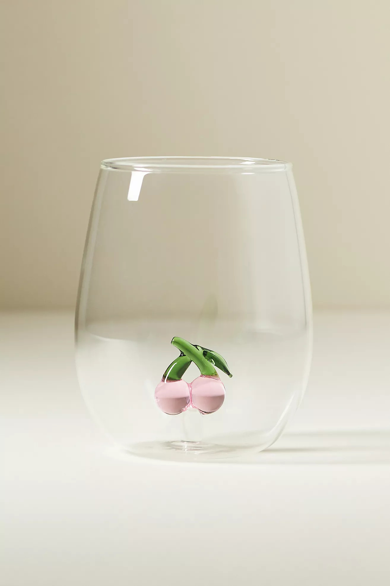 Cheerie Icon Stemless Wine Glass | Anthropologie (US)