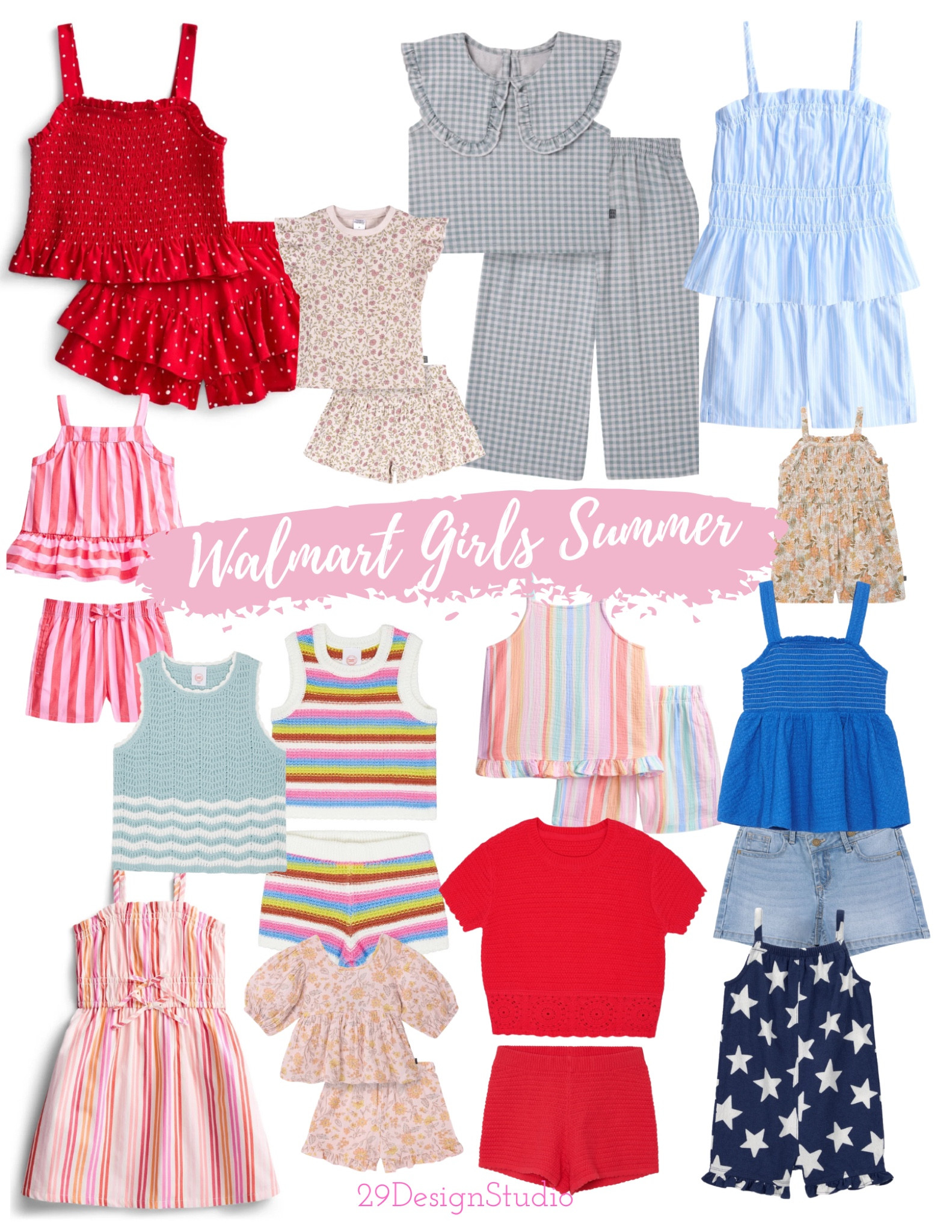 Girls summer outfits 
Summer outfits 
Walmart style 

#LTKKids