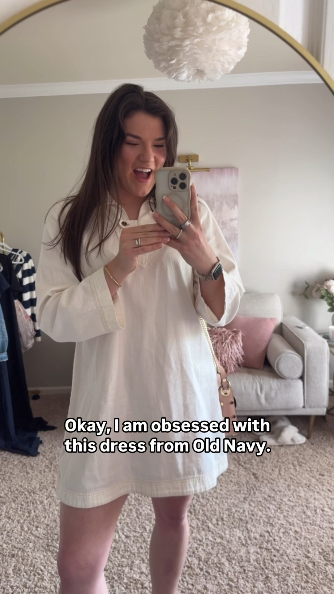 This is the perfect spring/summer work dress!! & under $25!! 🤎 I’m 5’9” and ordered size Regular & it is perfect!! (Size tall is surprisingly way too long) 

#LTKSaleAlert #LTKootd #LTKWorkwear
