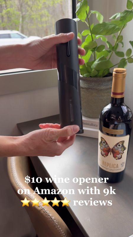 $10 automatic battery wine opener from Amazon with amazing reviews! 🍷

#LTKVideo #LTKhome #LTKfamily
