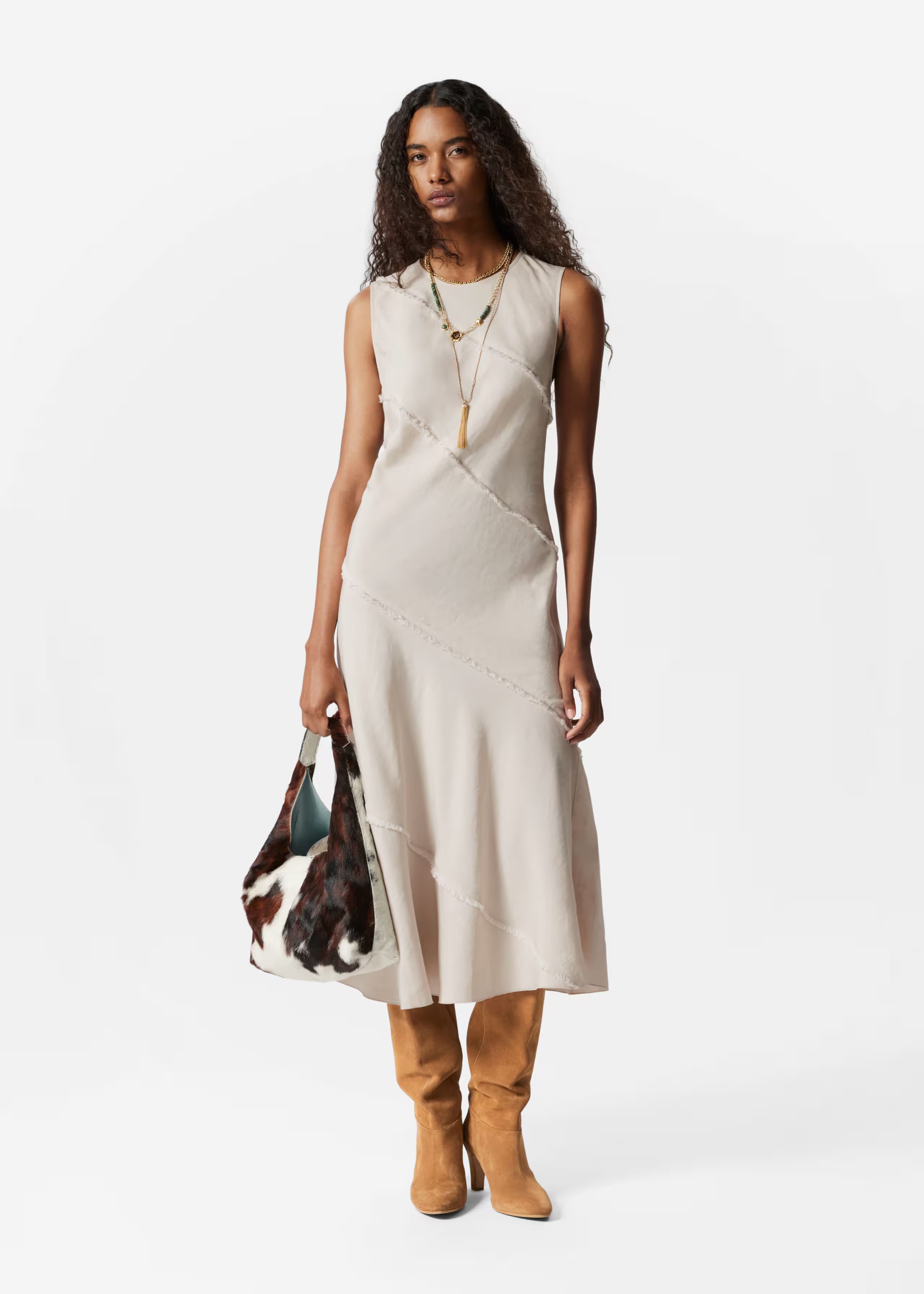 Sleeveless A-Line Midi Dress | & Other Stories UK