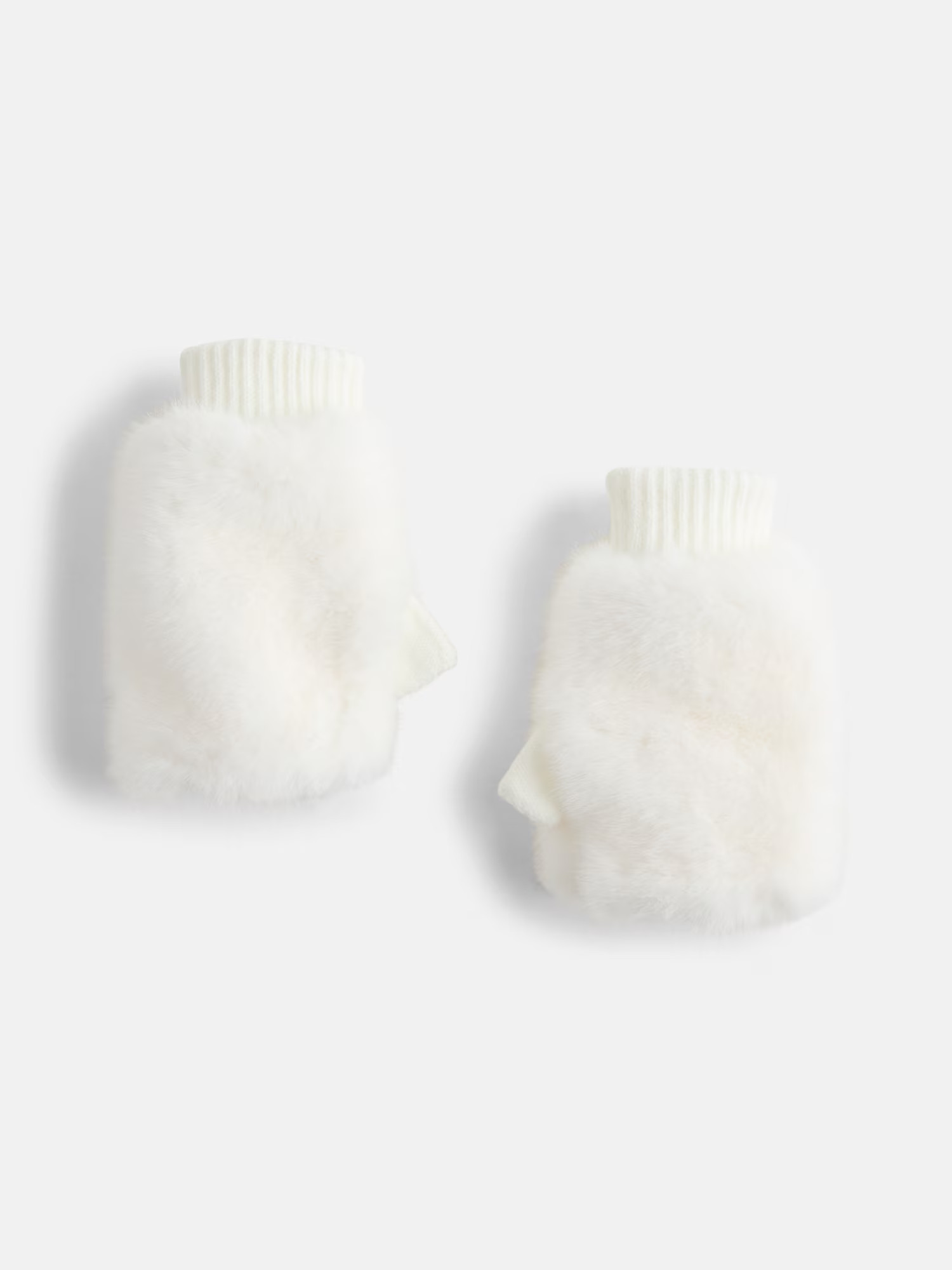 MNYC Women's Faux Fur Gloves, Black | Walmart (US)