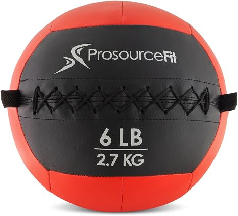 ProSource Soft Medicine Balls for CrossFit Wall Ball and Full Body Dynamic Exercises, Color-Coded... | Amazon (US)