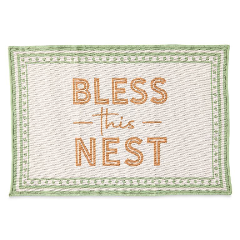 Way To Celebrate Easter Bless This Nest Reversible Accent Rug, 24" x 36" | Walmart (US)