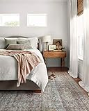 Amazon.com: Chris Loves Julia x Loloi Jules JUL-05 Lagoon / Brick Oriental Area Rug 2'-3" x 3'-9"... | Amazon (US)