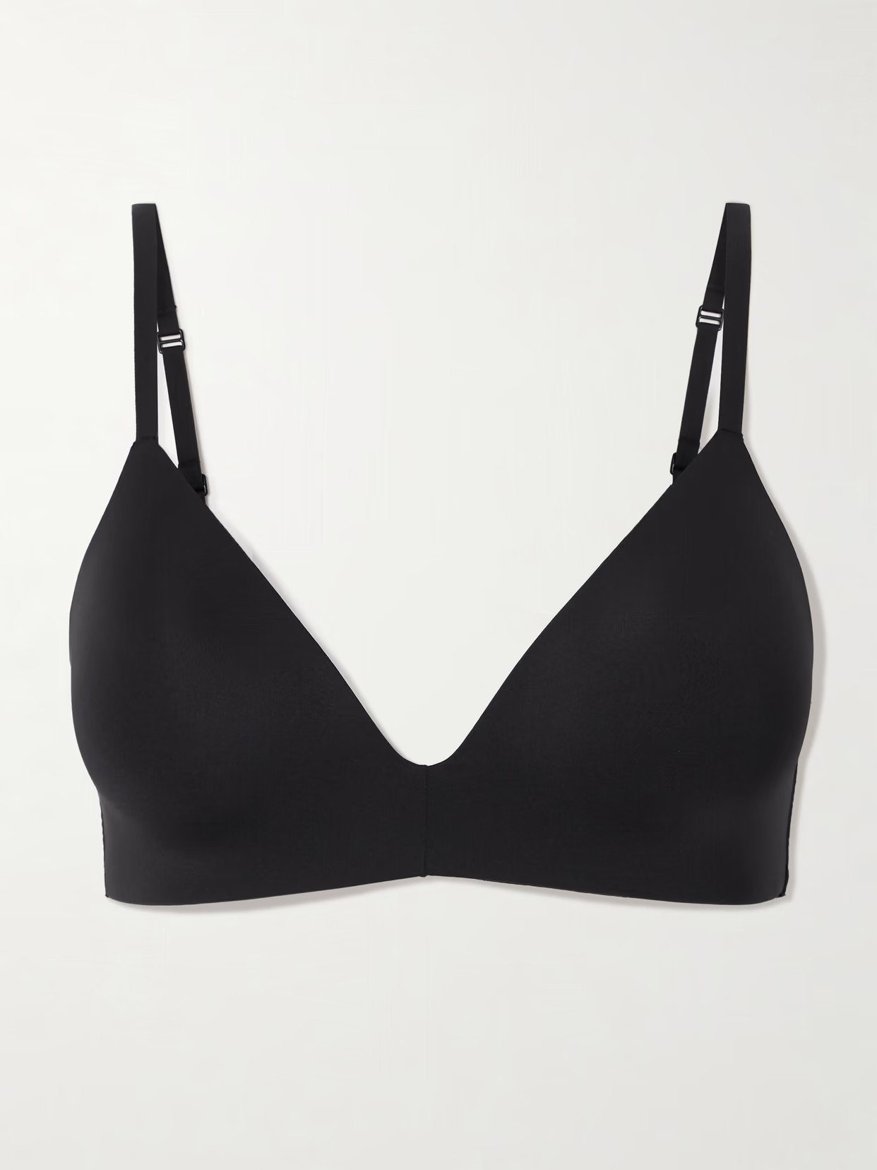 SKIMS - Wireless Form T-shirt Demi Bra - Onyx | NET-A-PORTER (UK & EU)